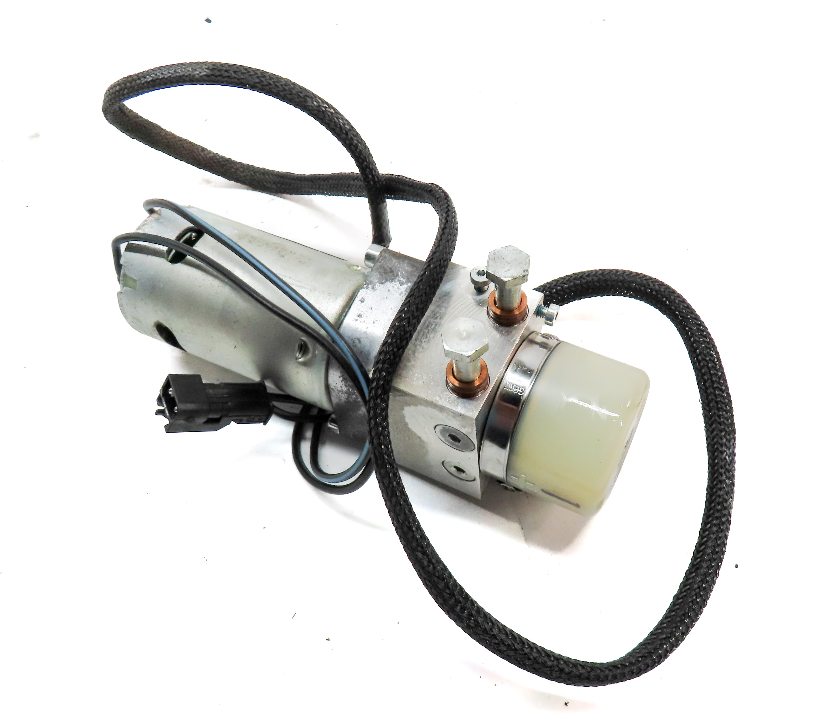 2007 BMW Z4 (E85) 3.0L CONVERTIBLE TOP HYDRAULIC CONTROL PUMP MOTOR — exact item pictured